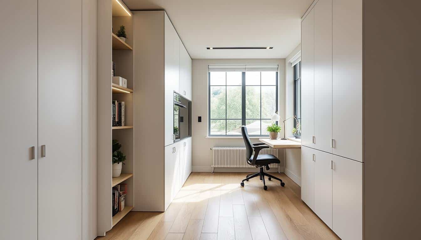 découvrez comment transformer un couloir inutilisé en un espace pratique et fonctionnel grâce à des idées simples et astucieuses d'aménagement.